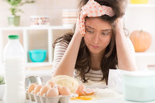 Frustrerad hemmafru — Stockfoto