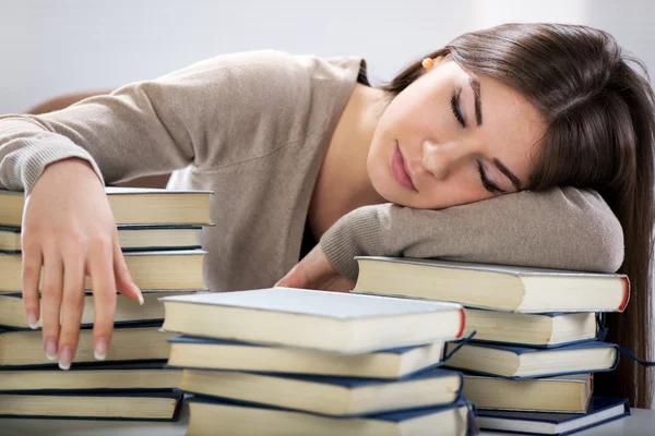 Tired student — Stock Photo, Image