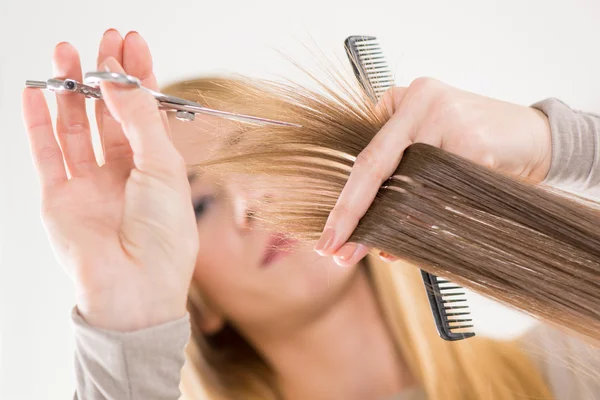 Corte de cabelo — Fotografia de Stock