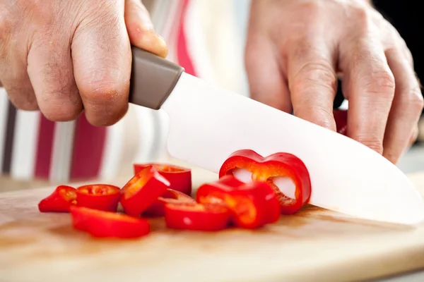 Červená paprika — Stock fotografie