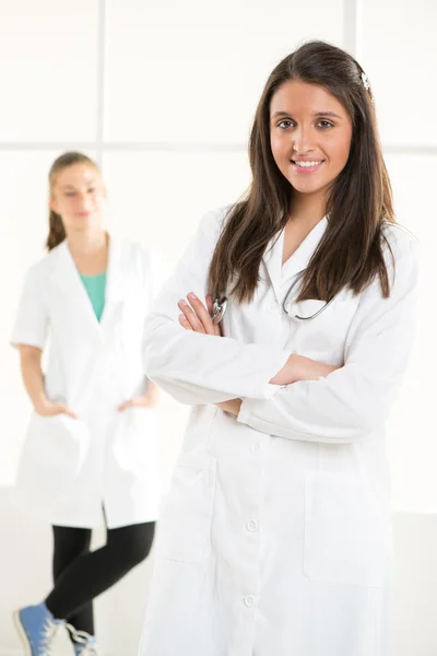 Jolie étudiante en médecine fille — Photo