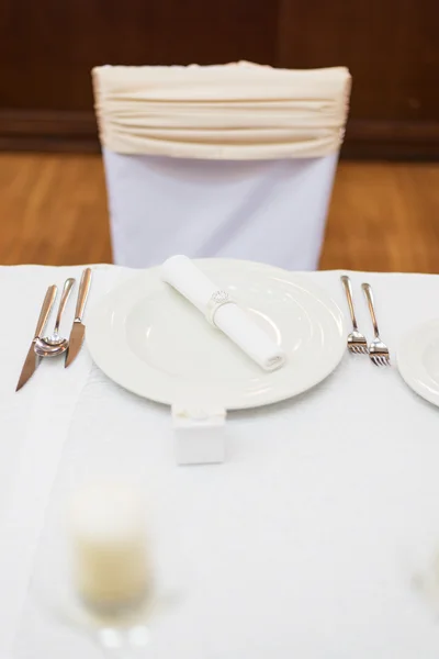 Decoração de mesa de casamento — Fotografia de Stock