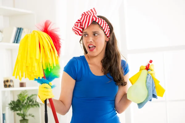 Cleaning home — Stock Photo, Image