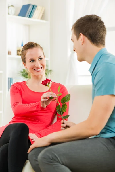 Happy Romantic couple — Stock Photo, Image