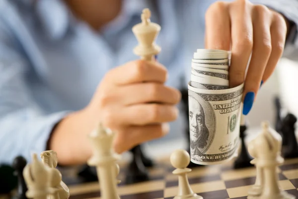 Business chess — Stock Photo, Image