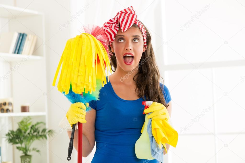 Cleaning home