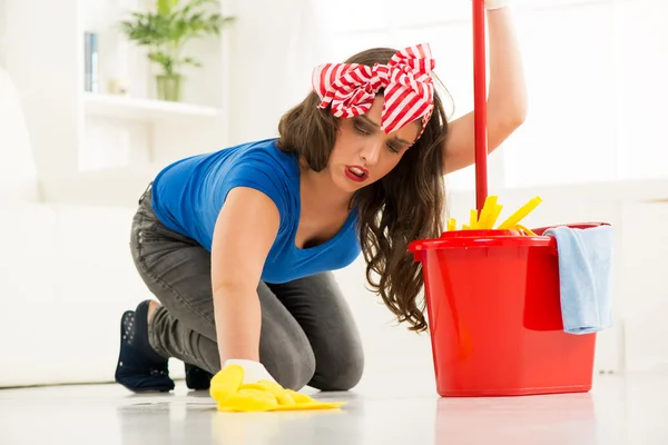 Cleaning home — Stock Photo, Image