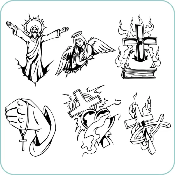 Christian Religion - vector illustration.