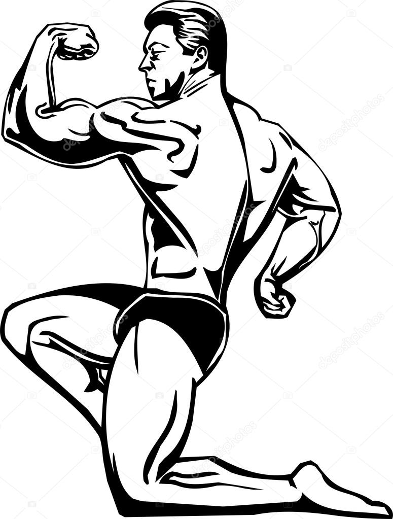 Bodybuilding and Powerlifting vector. Stock Vector Image by ©Digital