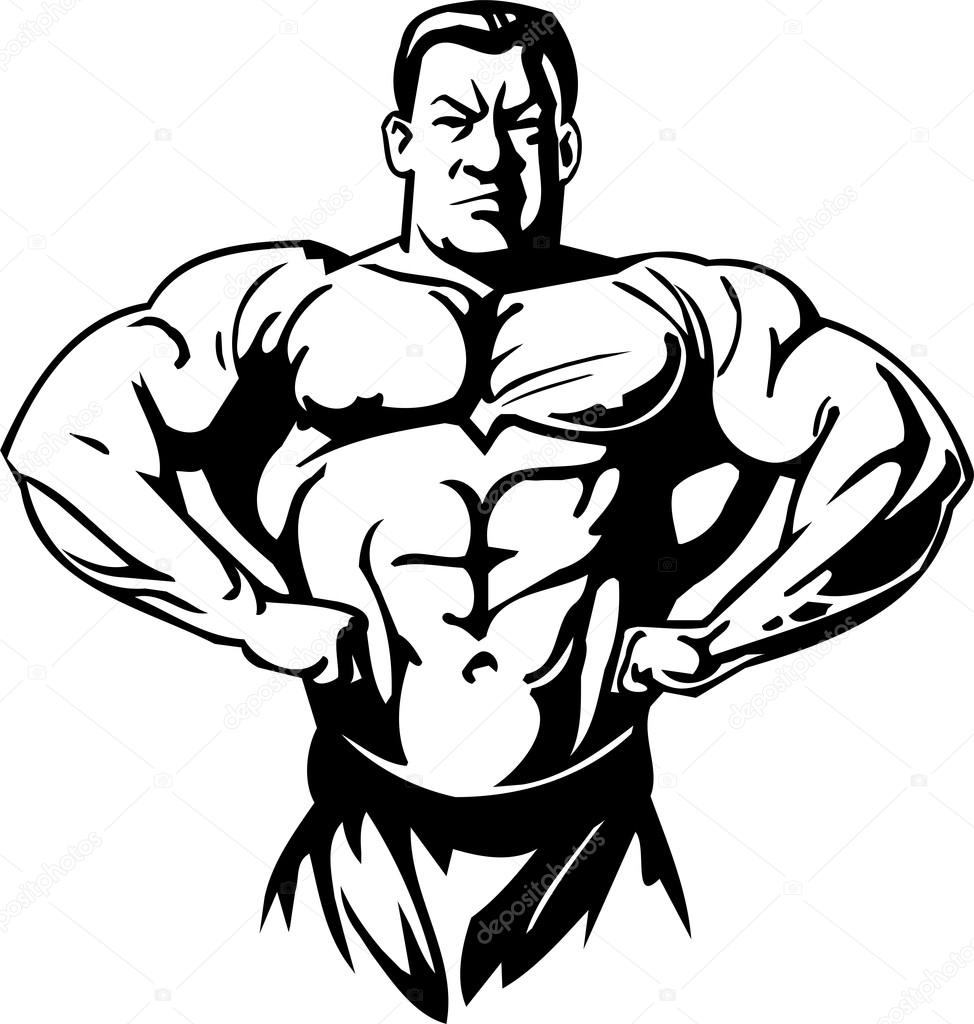 Bodybuilding and Powerlifting vector. Stock Vector Image by ©Digital