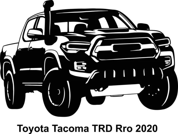 SUV Car - 4x4, off-road kamyonet vektörü