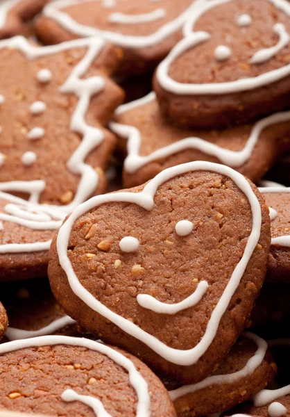 Different Shapes of Gingerbread Cookies — Stock Photo, Image