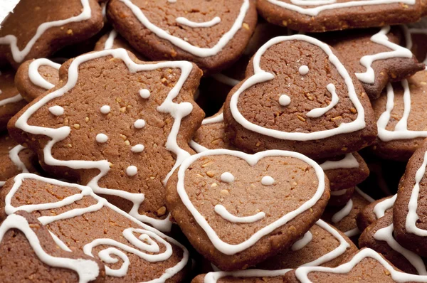 Diferentes formas de galletas de jengibre — Foto de Stock