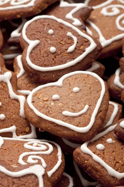 Different Shapes of Gingerbread Cookies — Stock Photo, Image