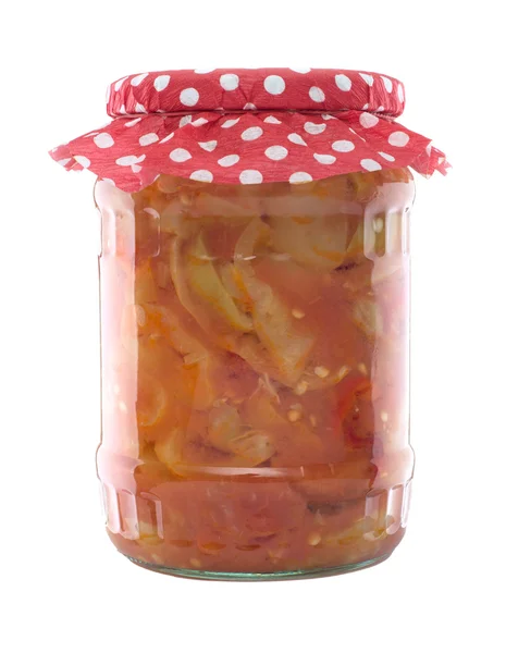 Jar of Canned Vegetables — Stock Photo, Image