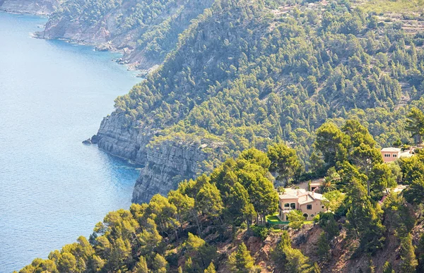 Casa na Costa de Maiorca — Fotografia de Stock