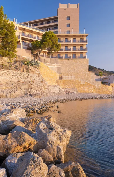 Hotel en la playa — Foto de Stock