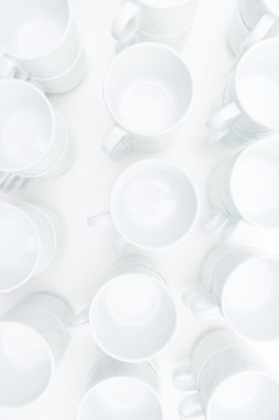 White Coffee Cups clipart
