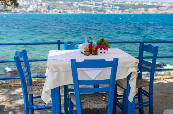Tavern By The Sea in Greece — Stock Photo, Image