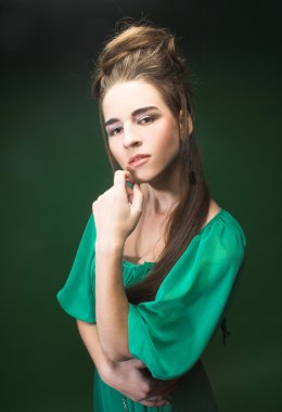 genç bayan.