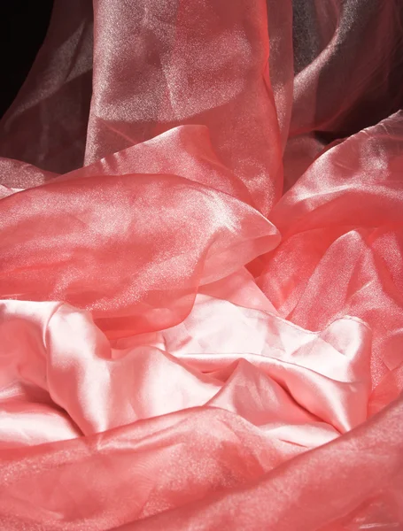 Pink silk. — Stock Photo, Image