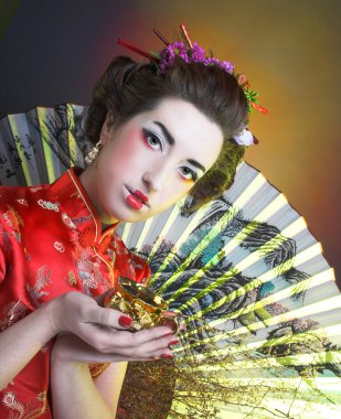 kız Japon tarzı