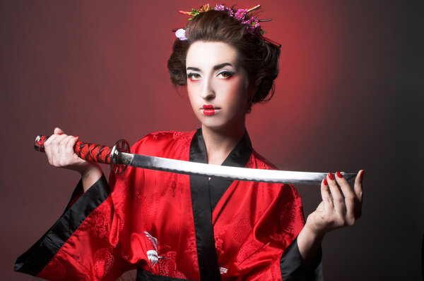 Girl in japanise style