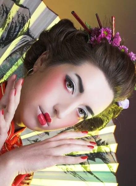Kız Japon tarzı — Stok fotoğraf