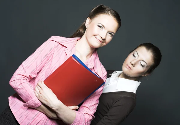 Two young women — Stock Photo, Image