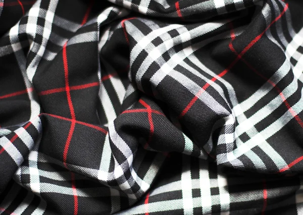 Checked fabric — Stock Photo, Image