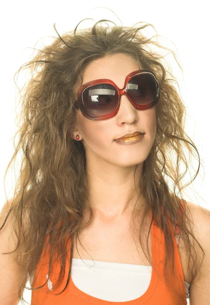 Young woman in sunglasses — Stock Photo, Image