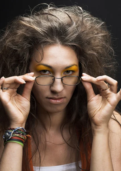 Mujer joven con gafas —  Fotos de Stock