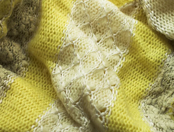 Bright yellow fabric — Stock Photo, Image