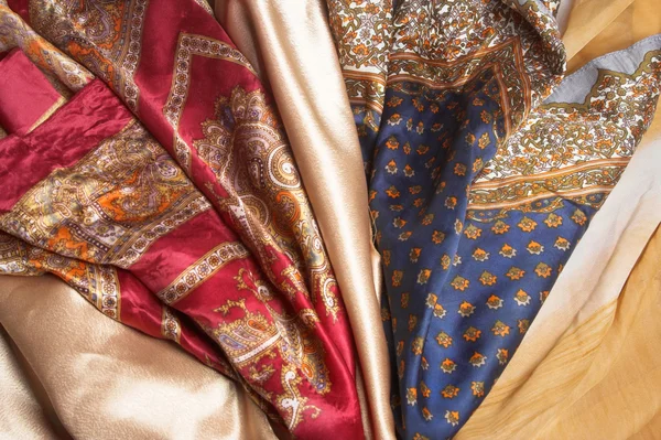 Silk fabric — Stock Photo, Image