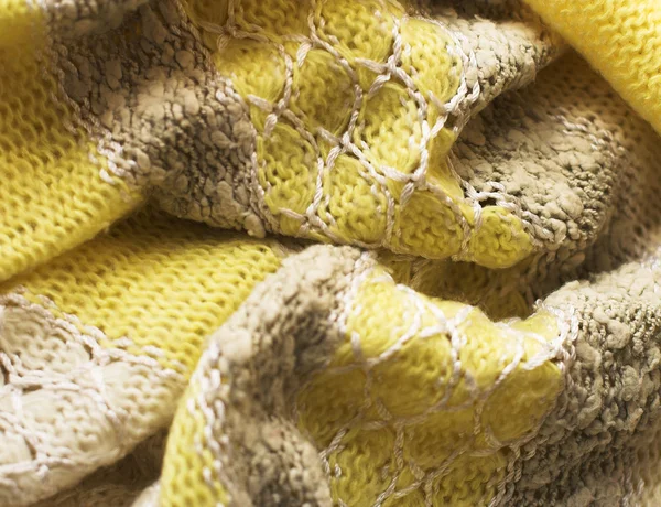 Bright yellow fabric — Stock Photo, Image