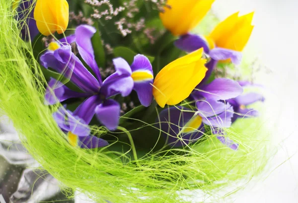 Um monte de flores. — Fotografia de Stock