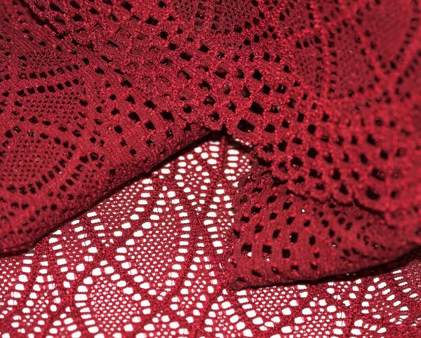 Red lace — Stock Photo, Image