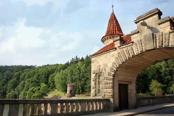 Dam Les Kralovstvi in Bílá Třemešná, Czech Republic — Zdjęcie stockowe