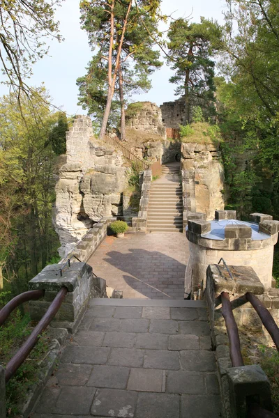 Castle Valdstejn in Czech Republic, Hruba Skala — Stock Photo, Image