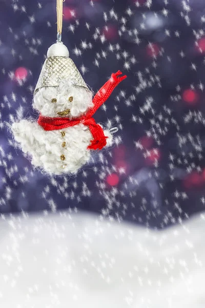 Bonecos de neve felizes — Fotografia de Stock
