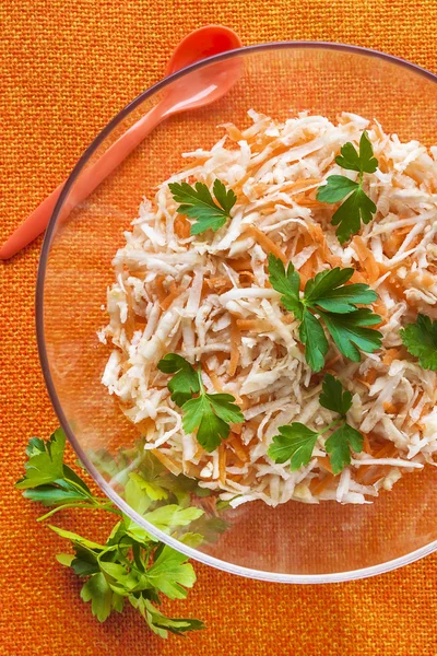 Selleri morötter mat sallad persilja vegetabilisk orange — Stockfoto