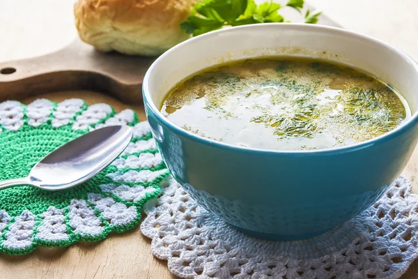 Овощной укроп из холодного супа — стоковое фото