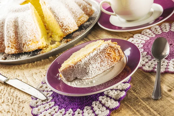 Kuchen backen Gebackenes duhh Süßigkeiten Dessert Kaffee — Stockfoto