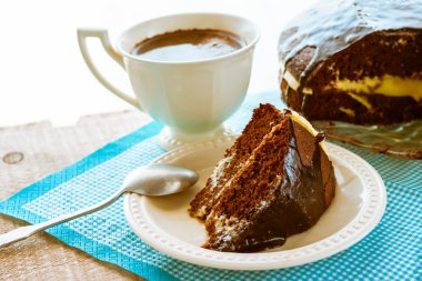 Brownie kek kakao tatlı tatlı kahve Kupası
