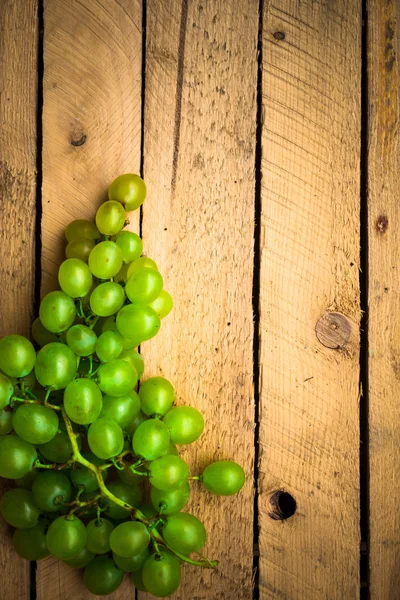 Fruit achtergrond vintage houten herfst voedsel aard — Stockfoto
