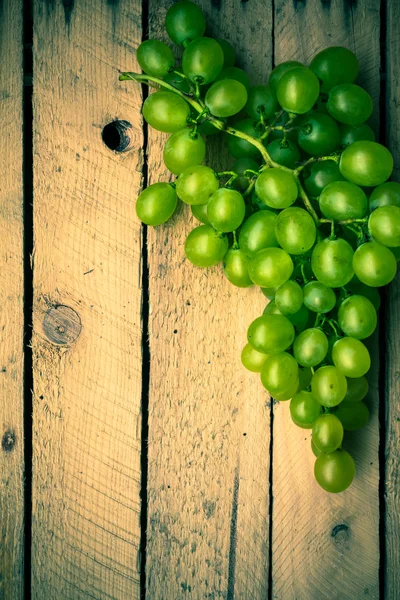 Fruit achtergrond vintage houten herfst voedsel aard — Stockfoto