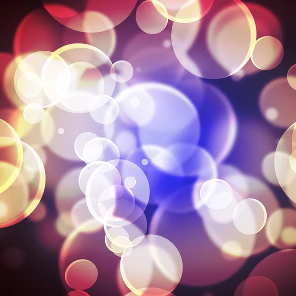 Colorful background blurred lights circle — Stock Photo, Image