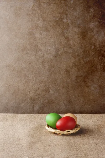 Pozadí barevné velikonoční vejce — Stock fotografie
