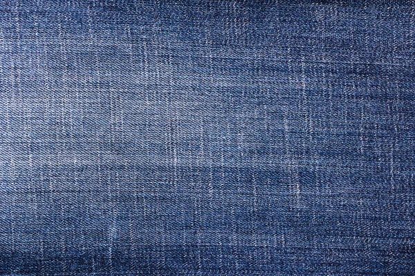 Closeup detail blue jeans fabric background — Stock Photo, Image