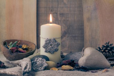 Natürmort elements spa mum taş
